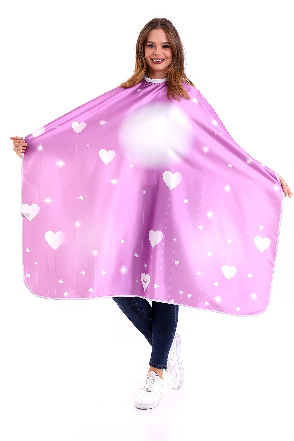 Penuar Berber Saç Kesim Önlüğü Baskılı