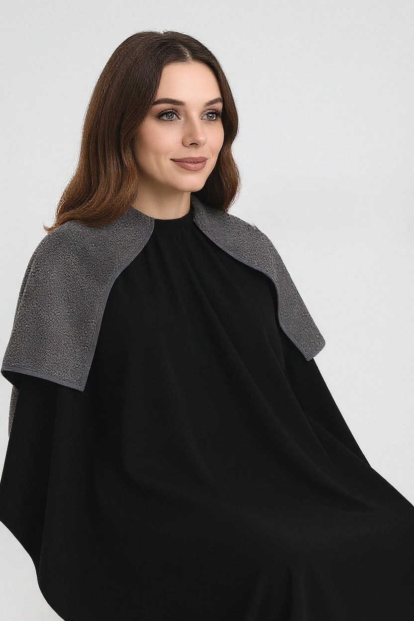 Kuaför Havlusu Çıtçıtlı Yakalı