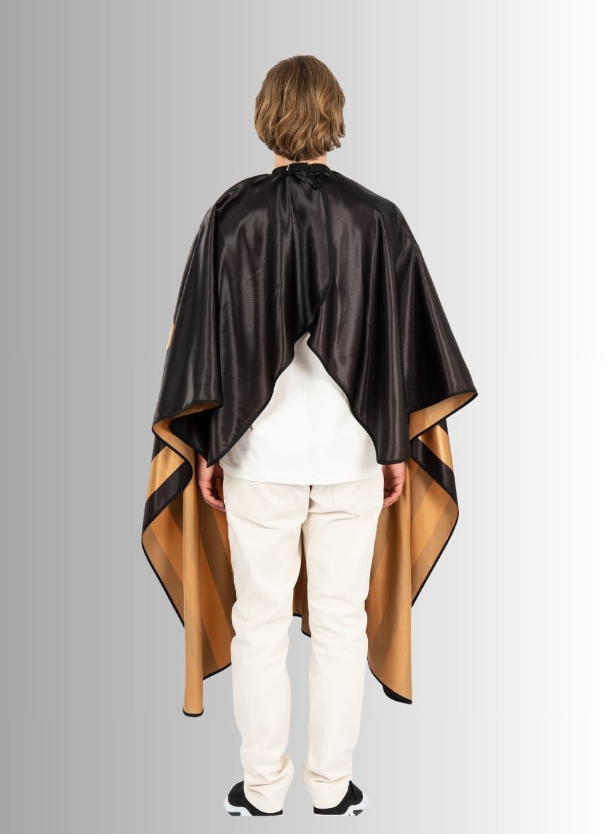 Logo Baskılı Saç Kesim Penuarı