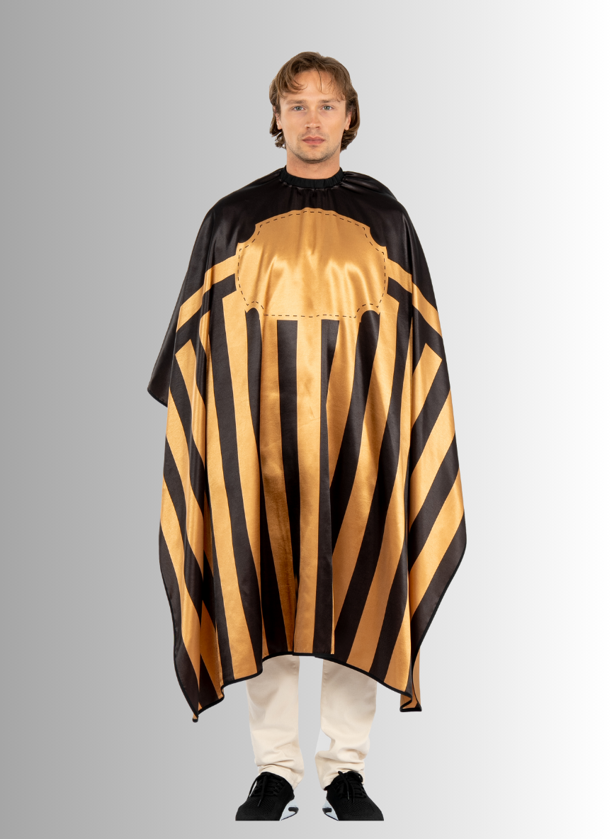 Logo Baskılı Saç Kesim Penuarı