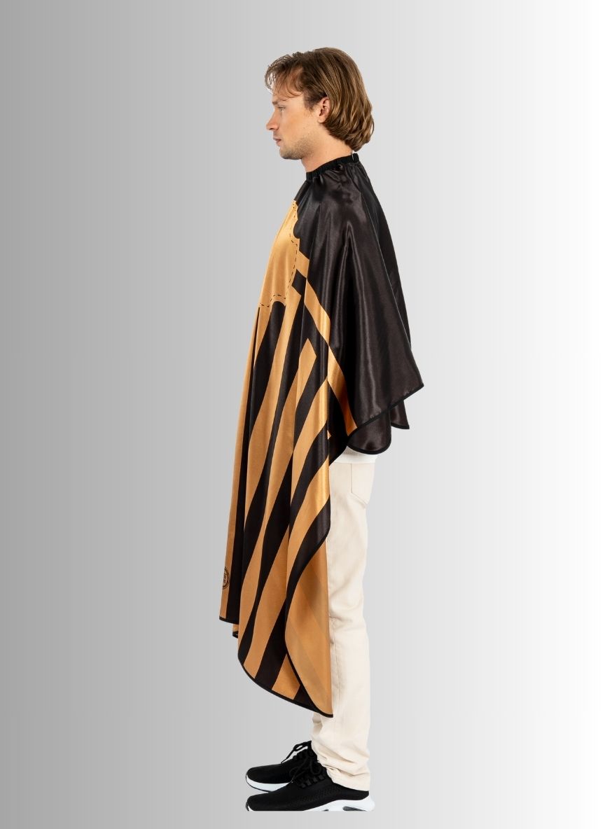 Logo Baskılı Saç Kesim Penuarı