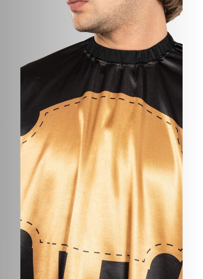 Logo Baskılı Saç Kesim Penuarı