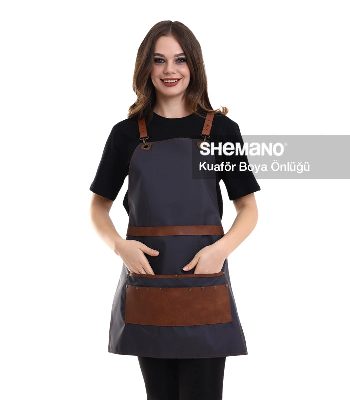 Baskılı Kuaför Boya Önlüğü