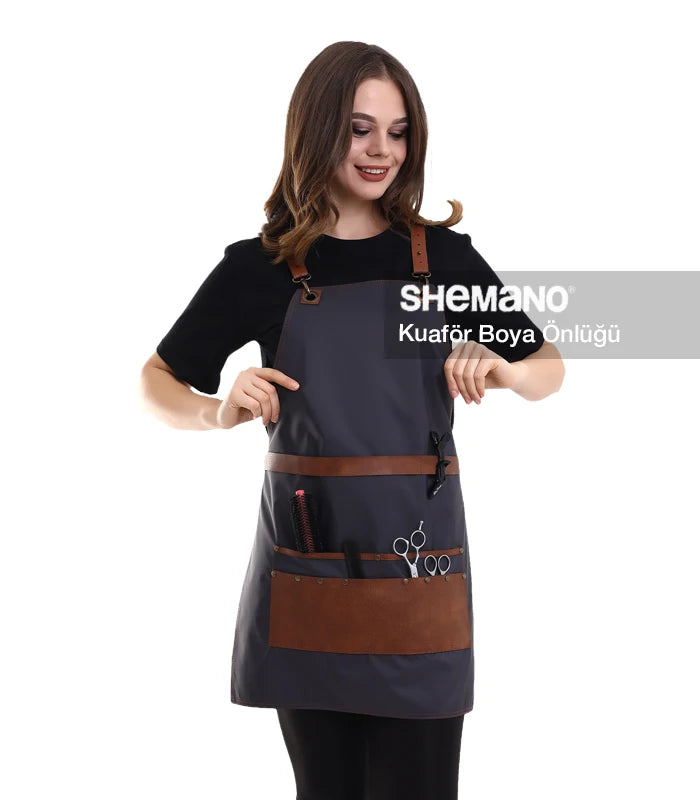 Baskılı Kuaför Boya Önlüğü