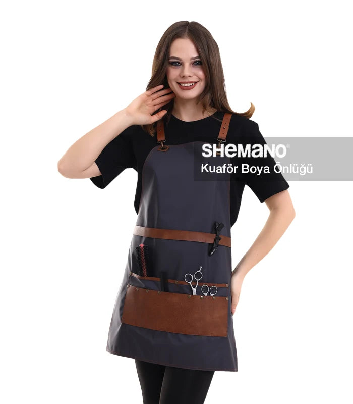 Baskılı Kuaför Boya Önlüğü