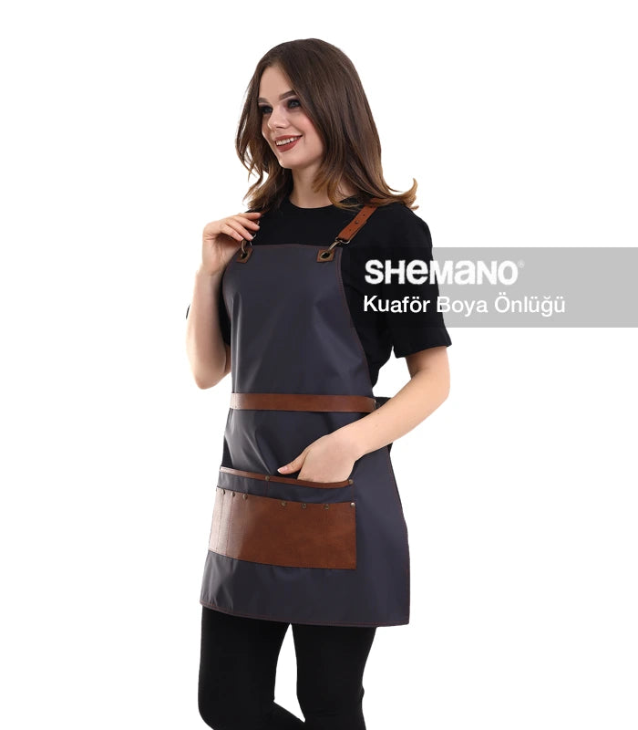 Baskılı Kuaför Boya Önlüğü