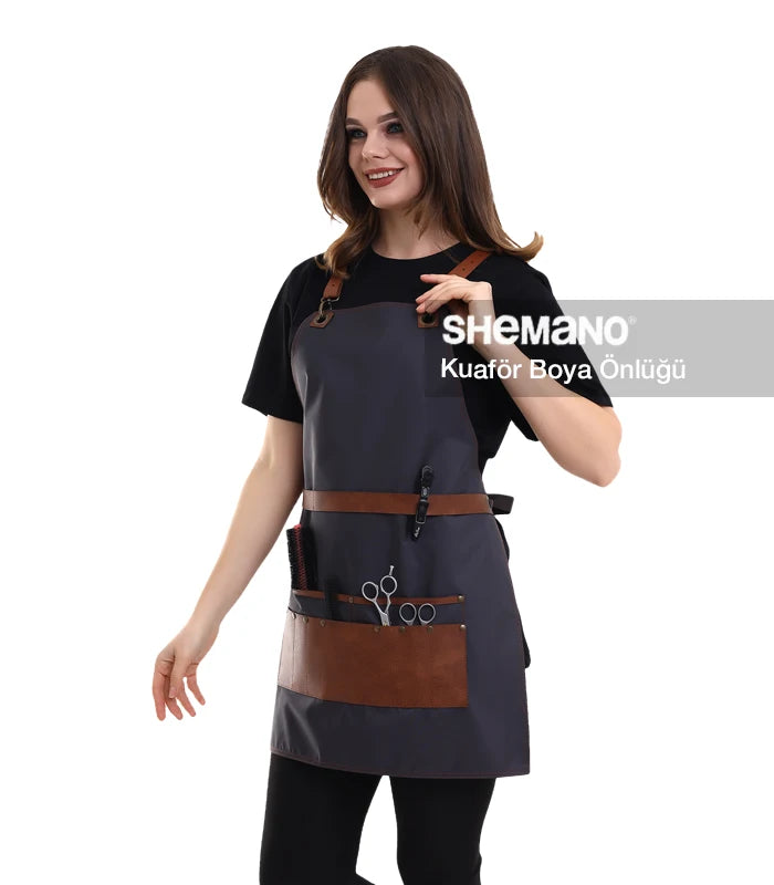 Baskılı Kuaför Boya Önlüğü