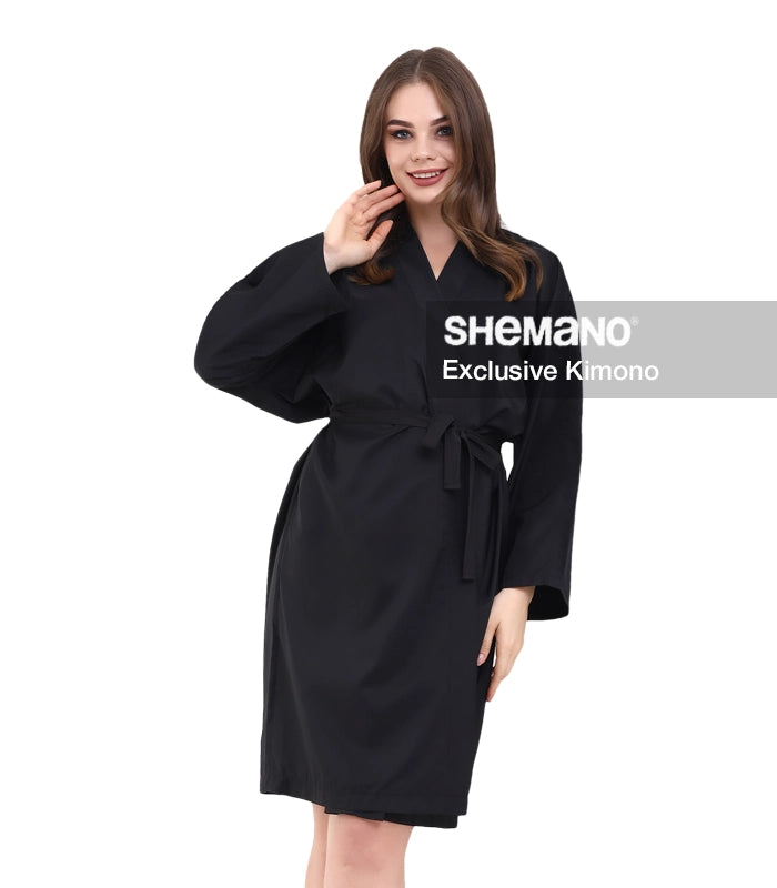 Baskılı Kuaför Kimono