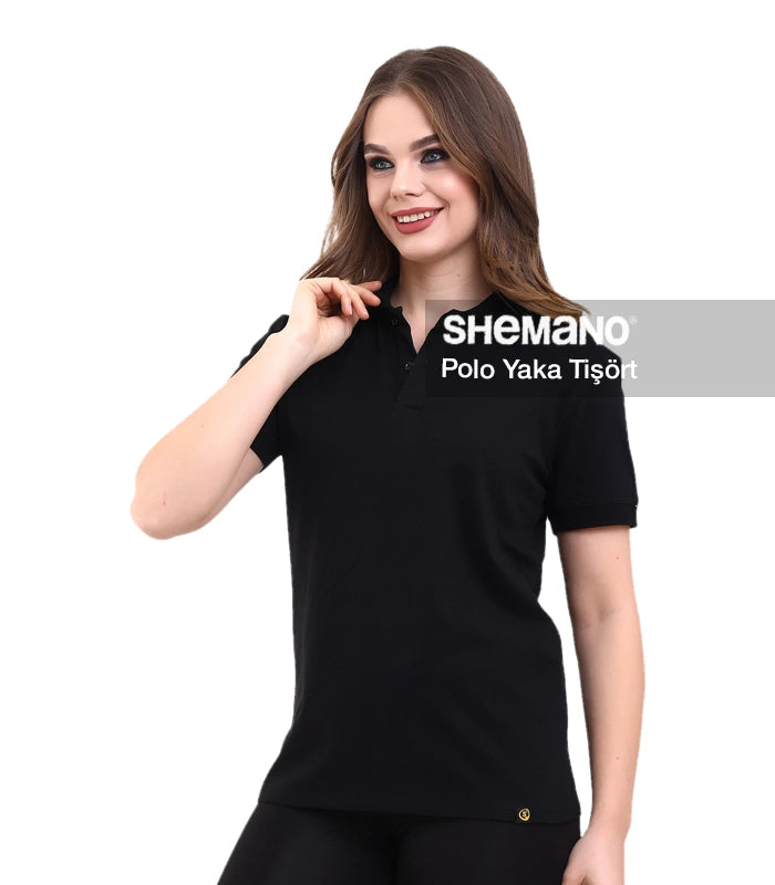 Baskılı Polo Yaka Tişört