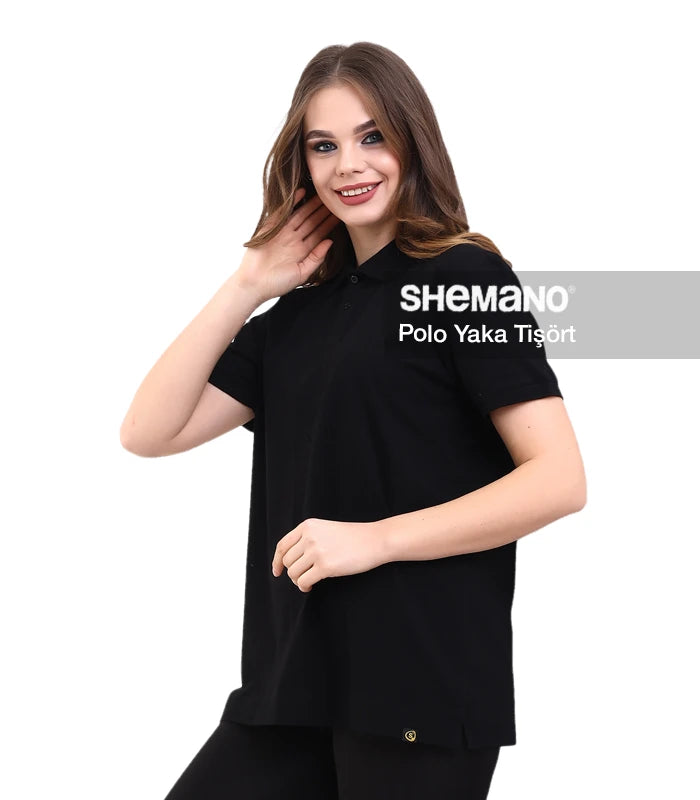 Baskılı Polo Yaka Tişört