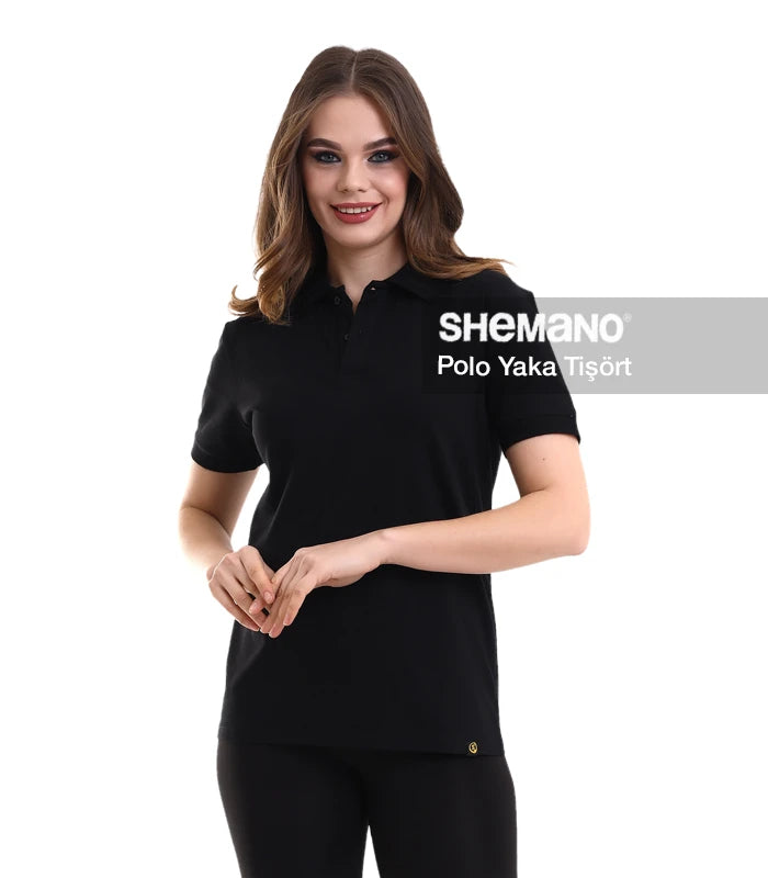 Baskılı Polo Yaka Tişört