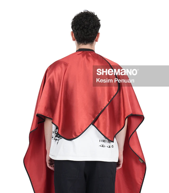 Berber İçin Logolu Saç Kesim Önlüğü