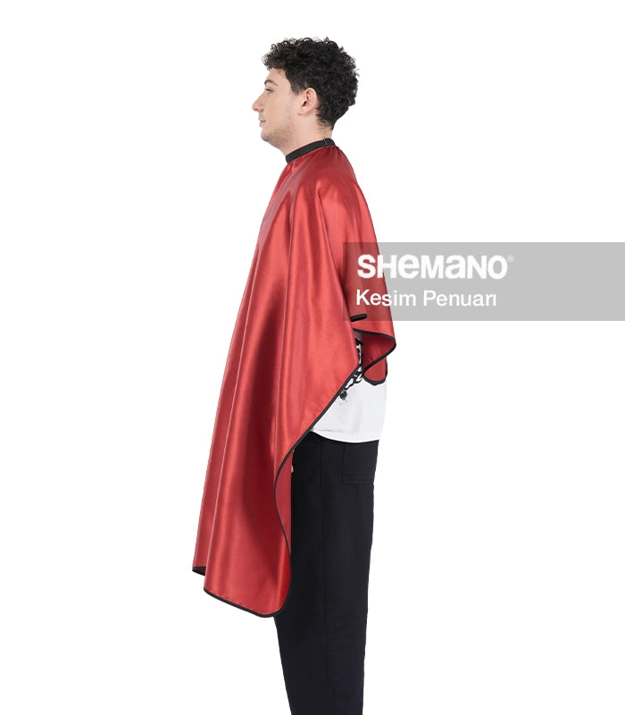 Berber İçin Logolu Saç Kesim Önlüğü