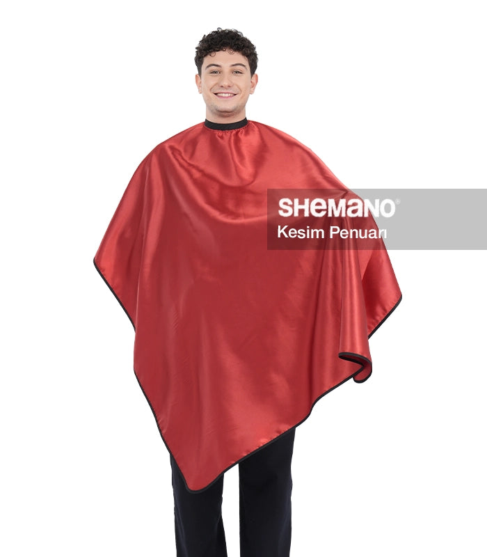 Berber İçin Logolu Saç Kesim Önlüğü