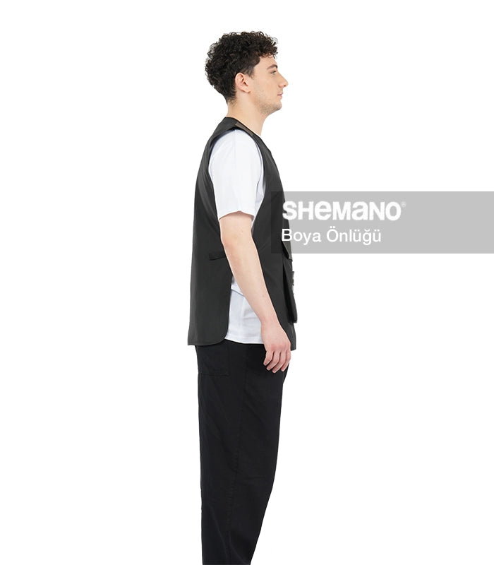 Berber Yelek Önlük Derili