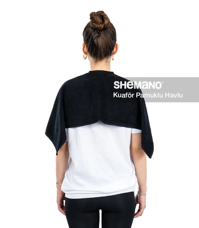 Çıtçıtlı Yaka Kuaför Havlusu