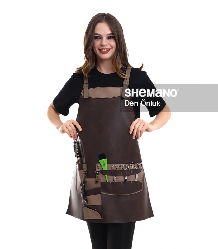 Deri Berber Önlüğü