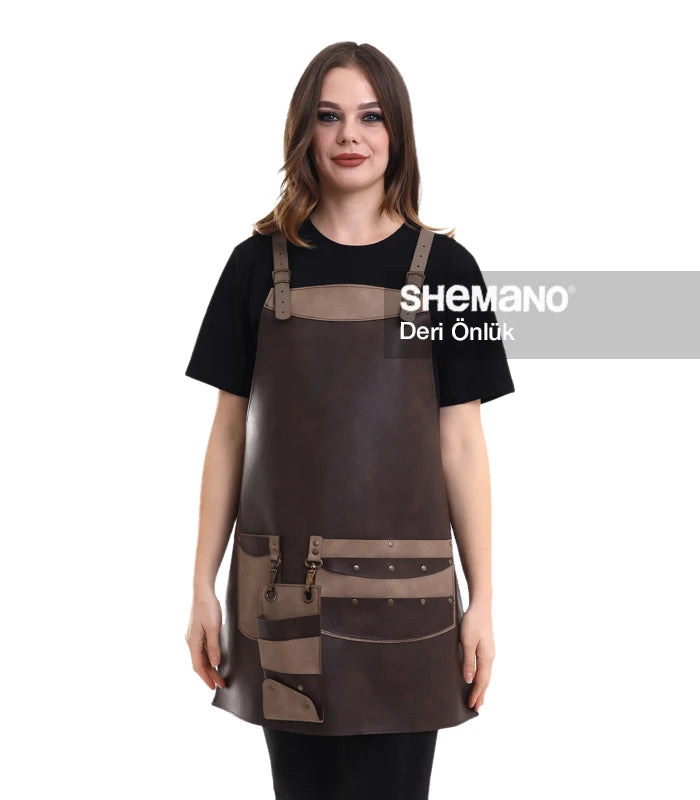 Deri Berber Önlüğü