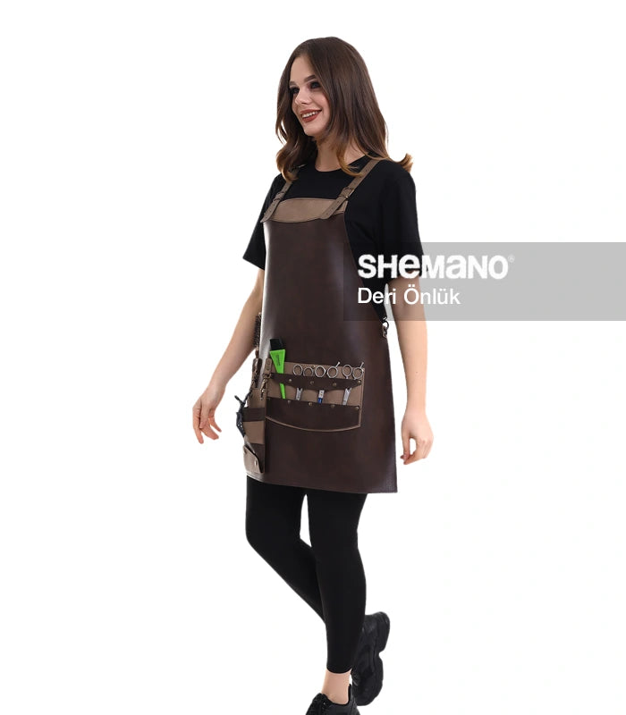 Deri Berber Önlüğü