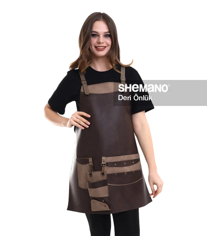 Deri Berber Önlüğü