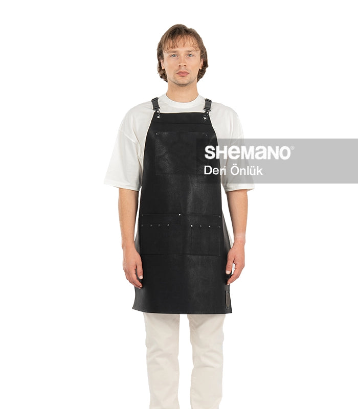 Deri Kuaför Önlük