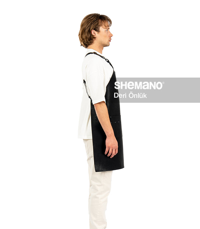 Deri Kuaför Önlük
