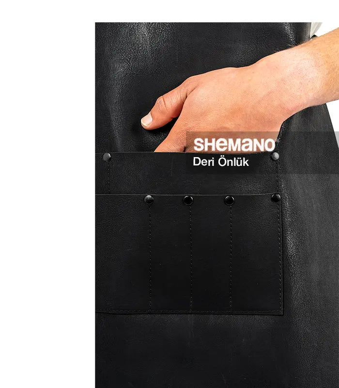 Deri Kuaför Önlük