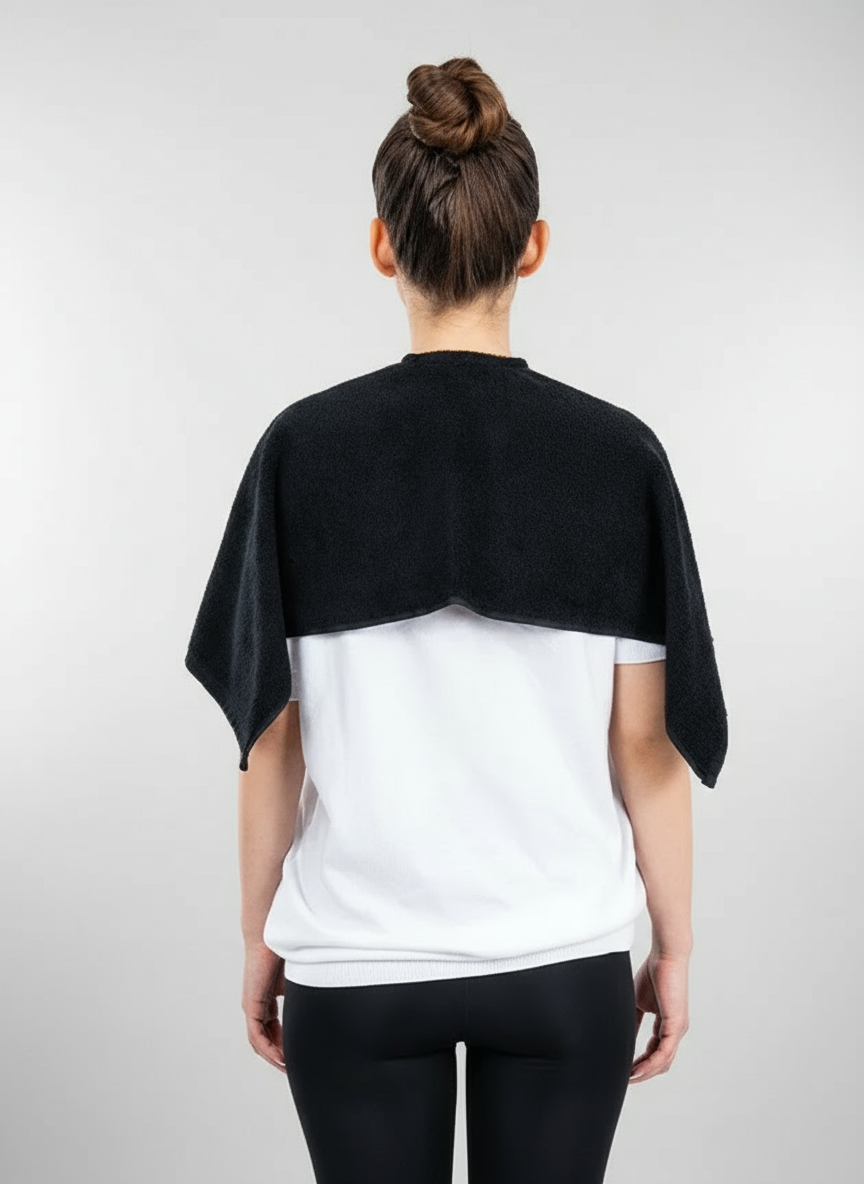 Çıtçıtlı Yaka Kuaför Havlusu