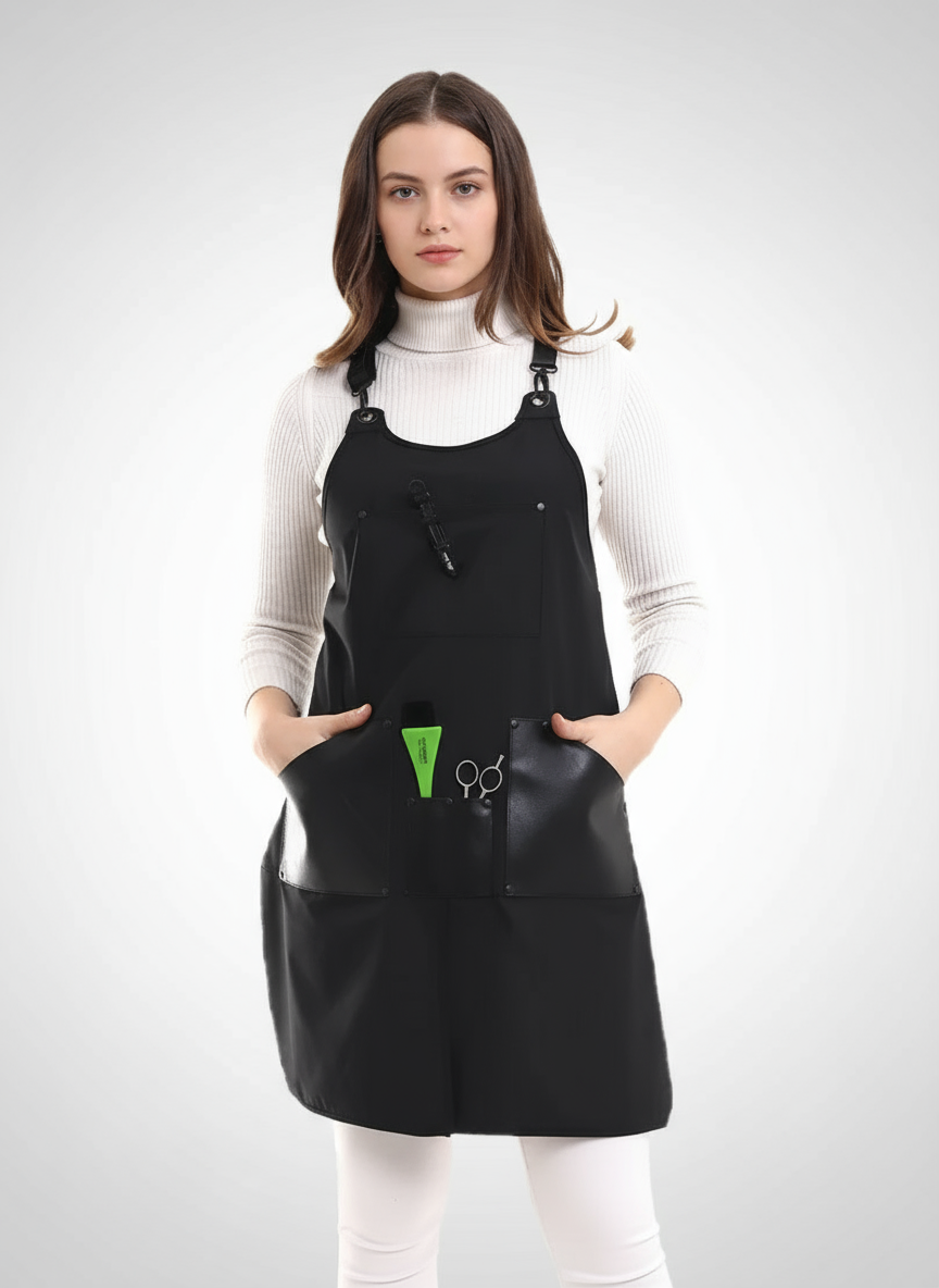 Geri Dönüştürülmüş Kumaş Kuaför Önlüğü