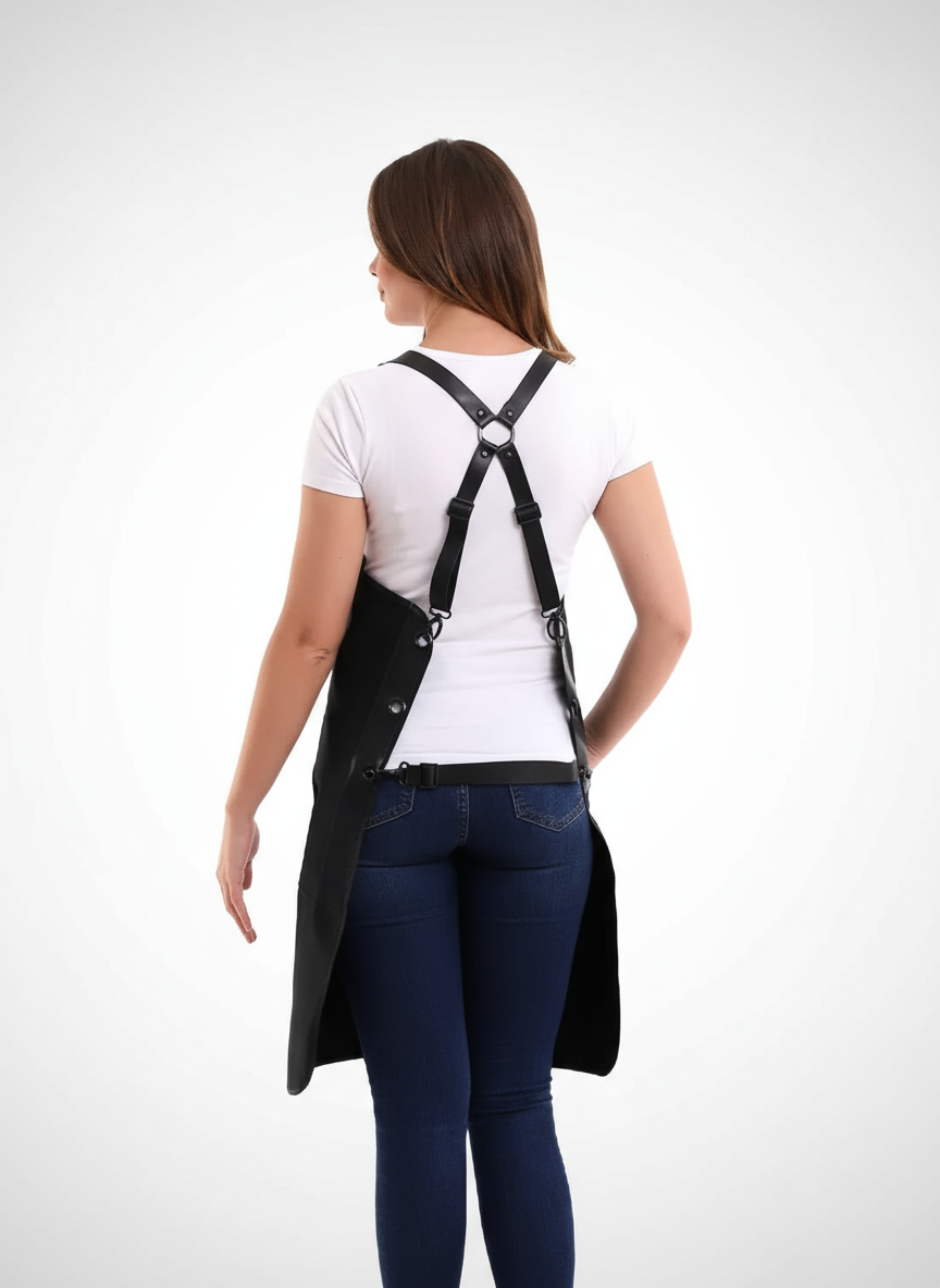 Geri Dönüştürülmüş Kumaş Kuaför Önlüğü