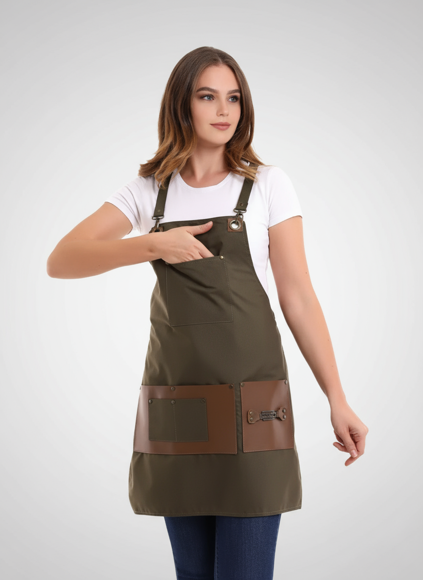 İsim Baskılı Kuaför Önlüğü