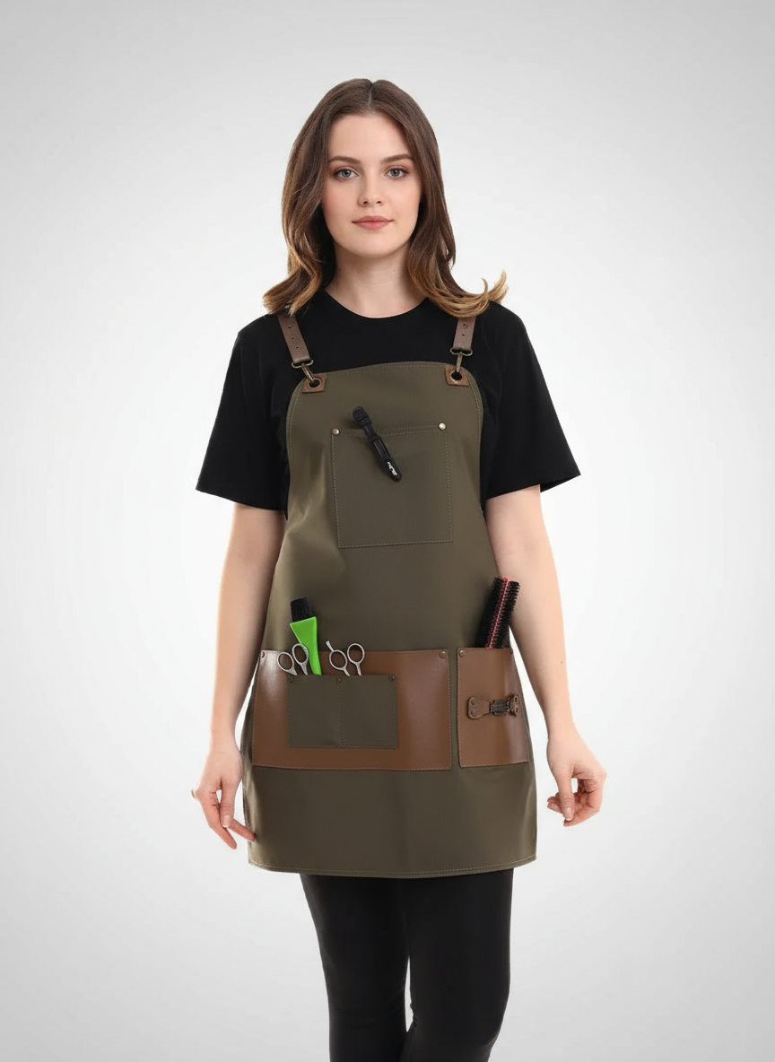 İsim Baskılı Kuaför Önlüğü