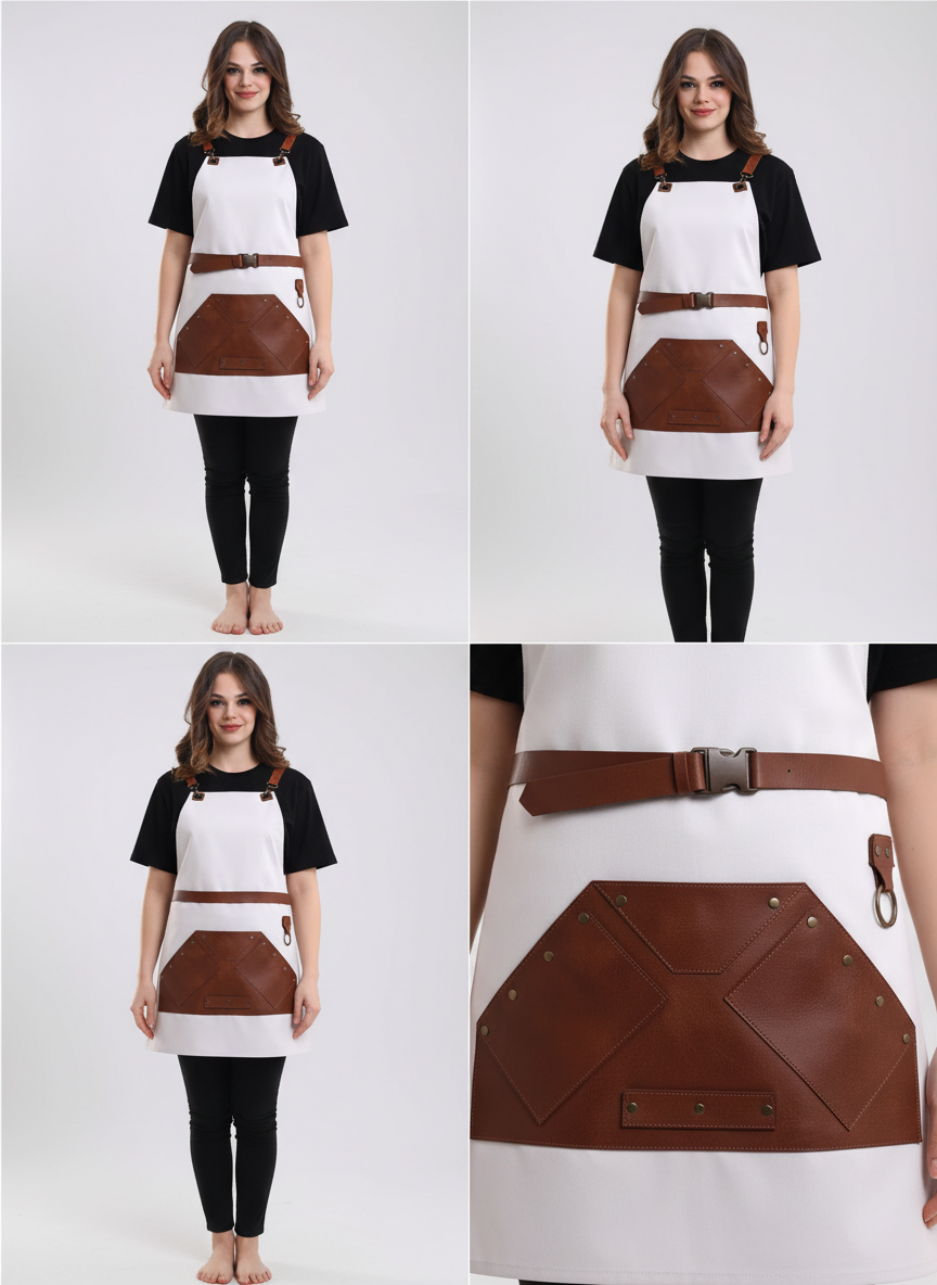 Özel Baskılı Kuaför Önlüğü