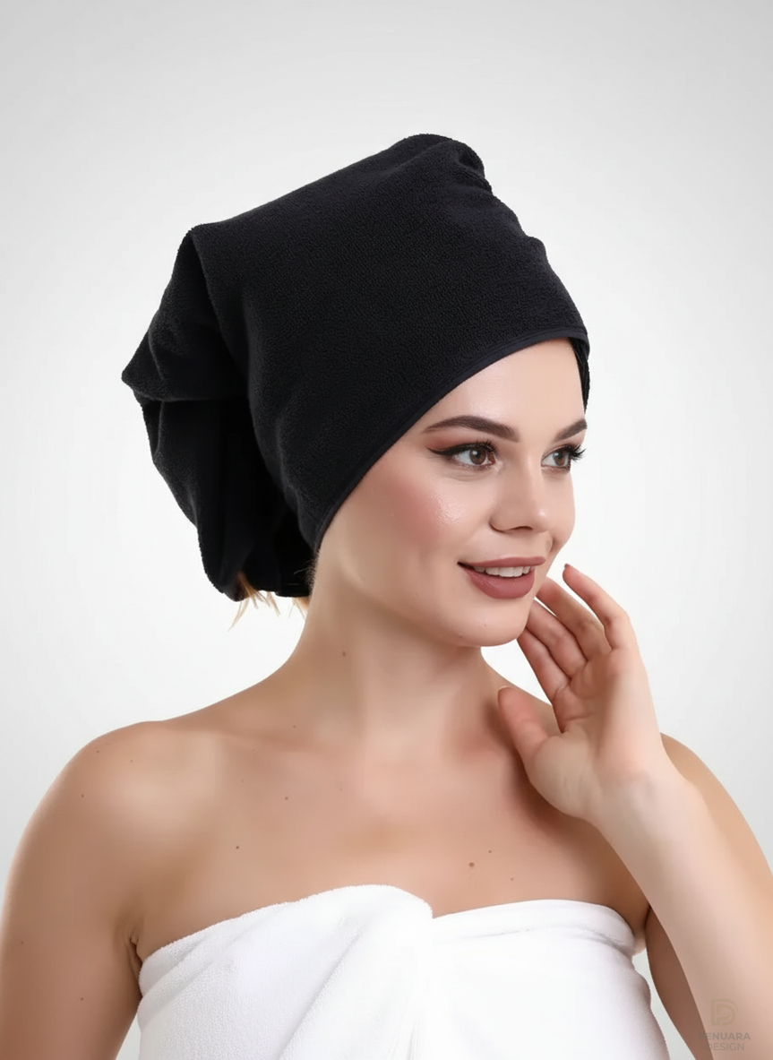 Siyah Berber Havlusu