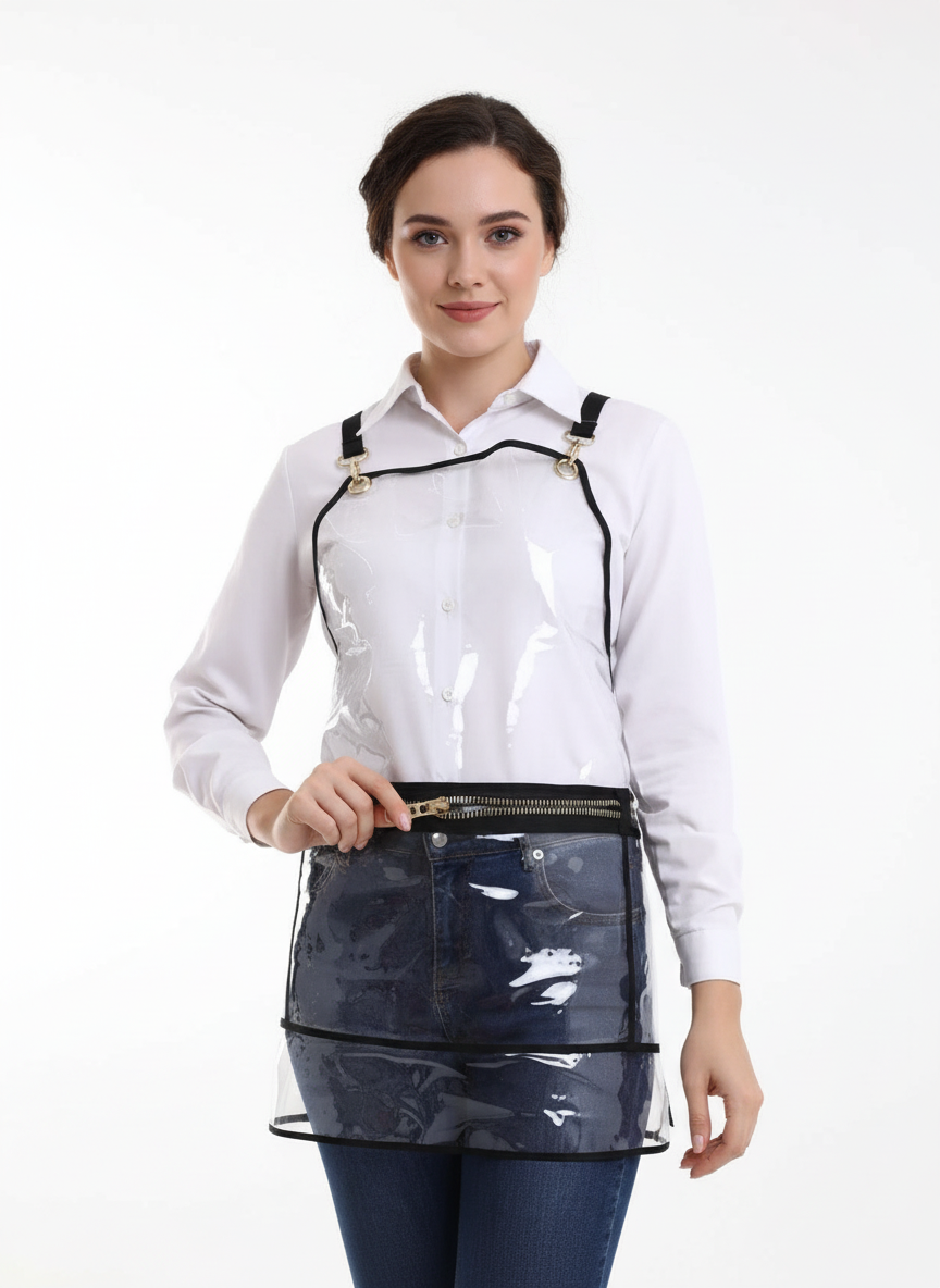 Şeffaf Kuaför Önlük