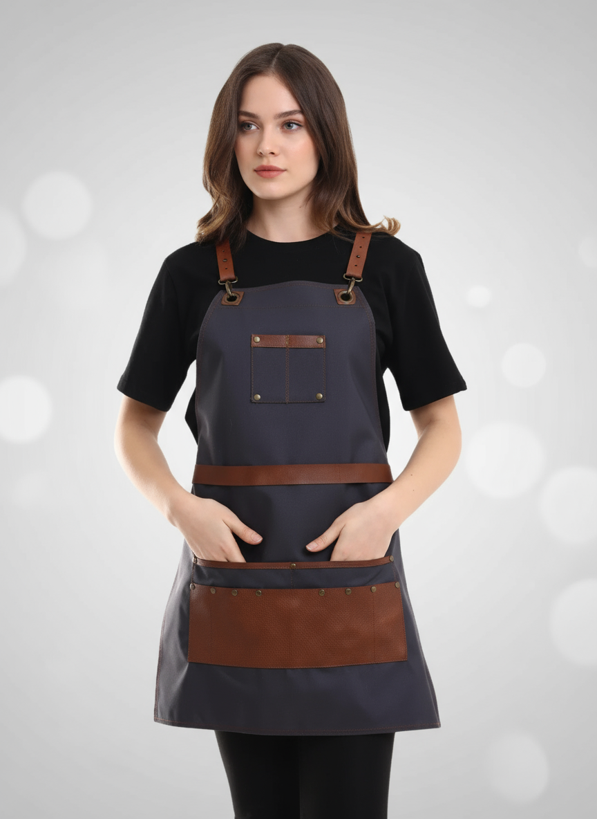 Baskılı Kuaför Boya Önlüğü