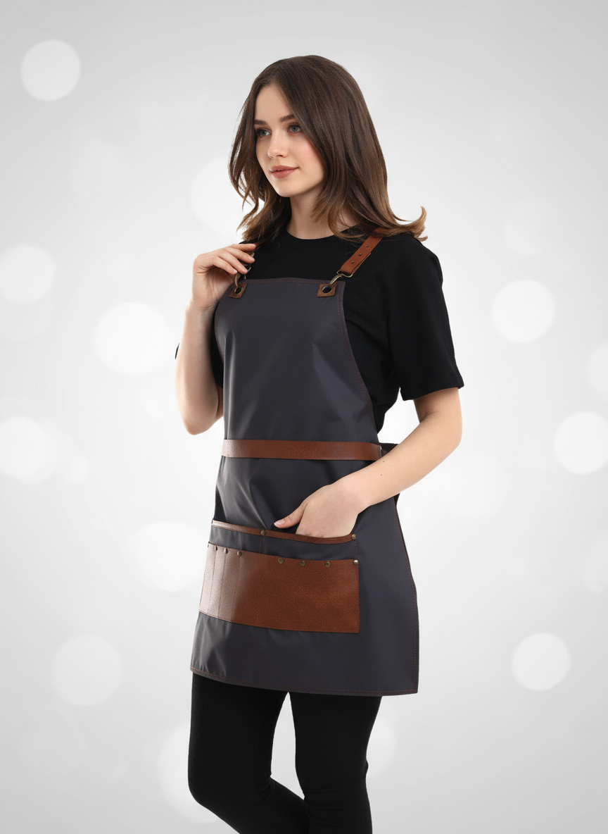 Baskılı Kuaför Boya Önlüğü