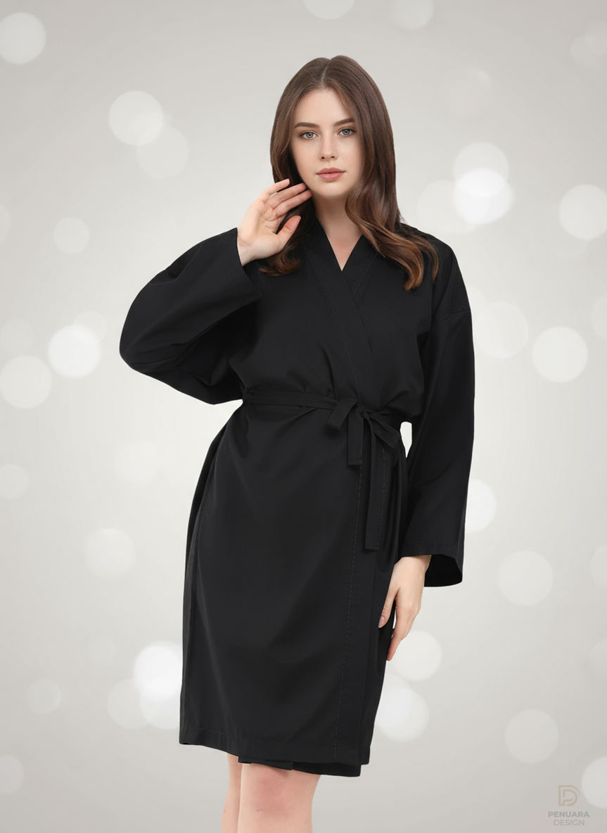 Baskılı Kuaför Kimono