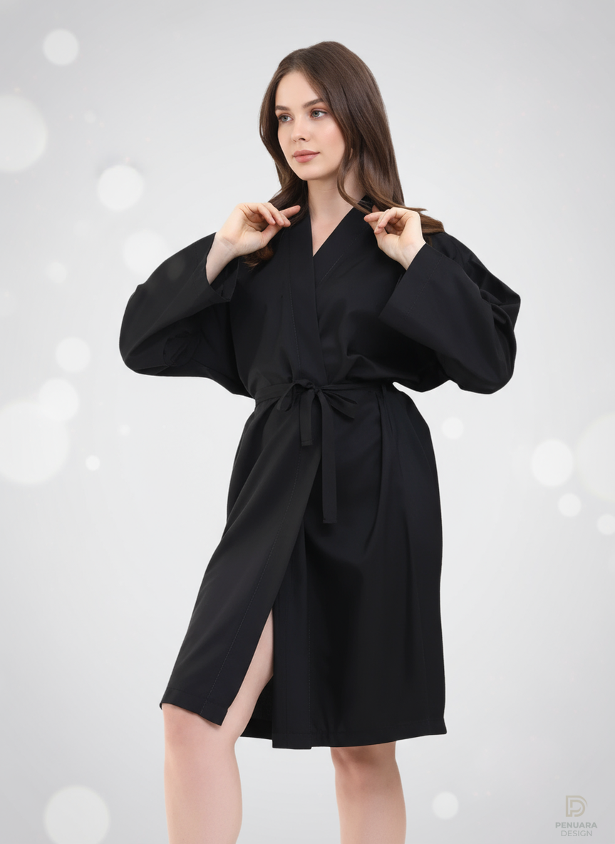 Baskılı Kuaför Kimono