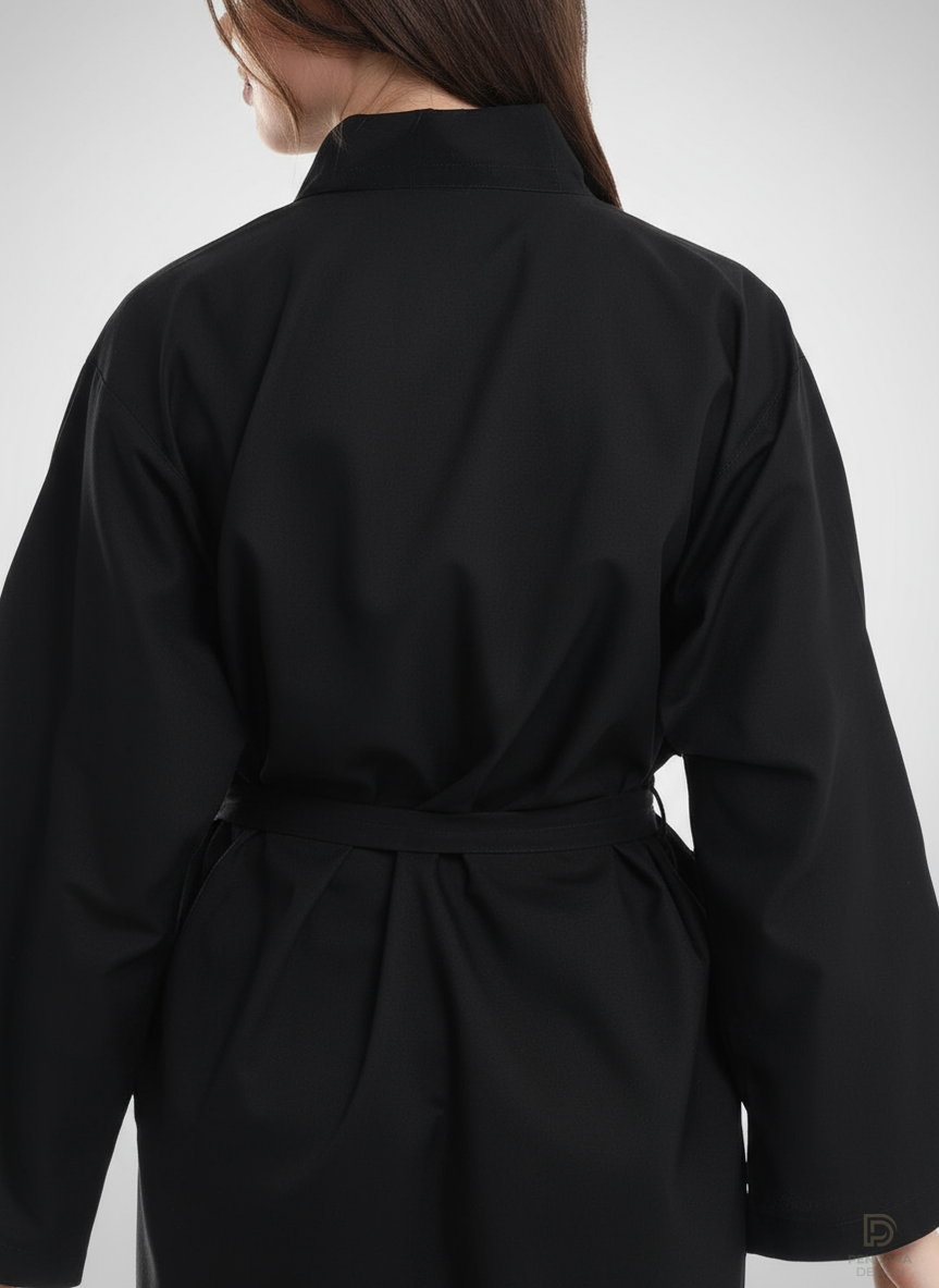 Baskılı Kuaför Kimono