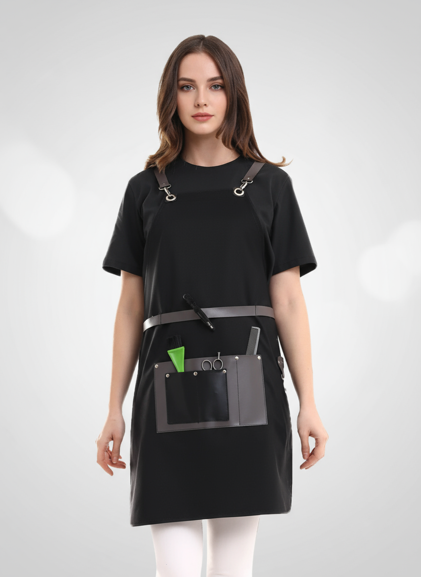 Baskılı Kuaför Önlüğü