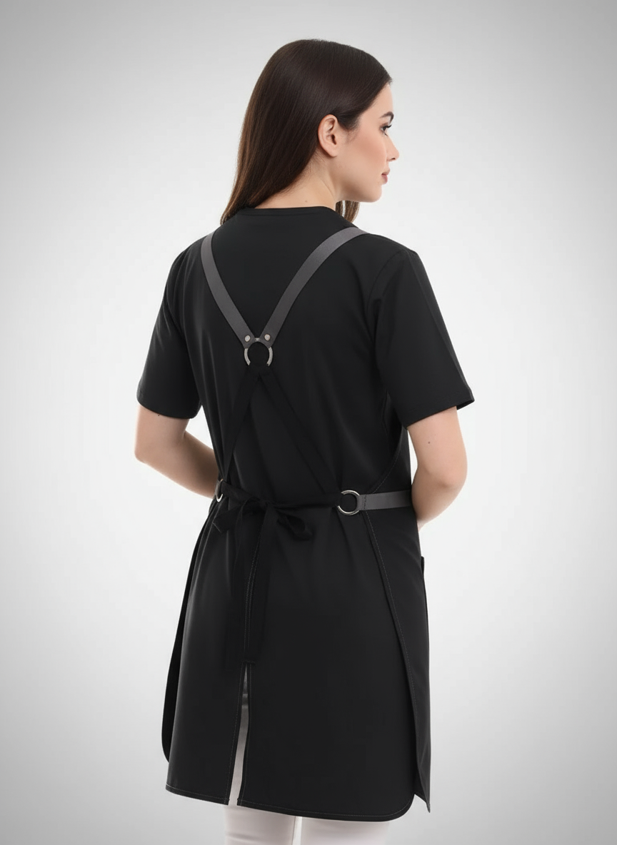 Baskılı Kuaför Önlüğü