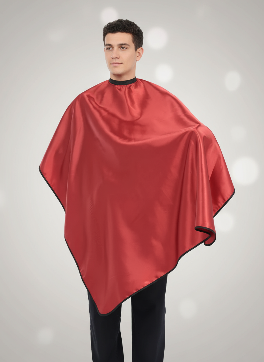 Berber İçin Logolu Saç Kesim Önlüğü