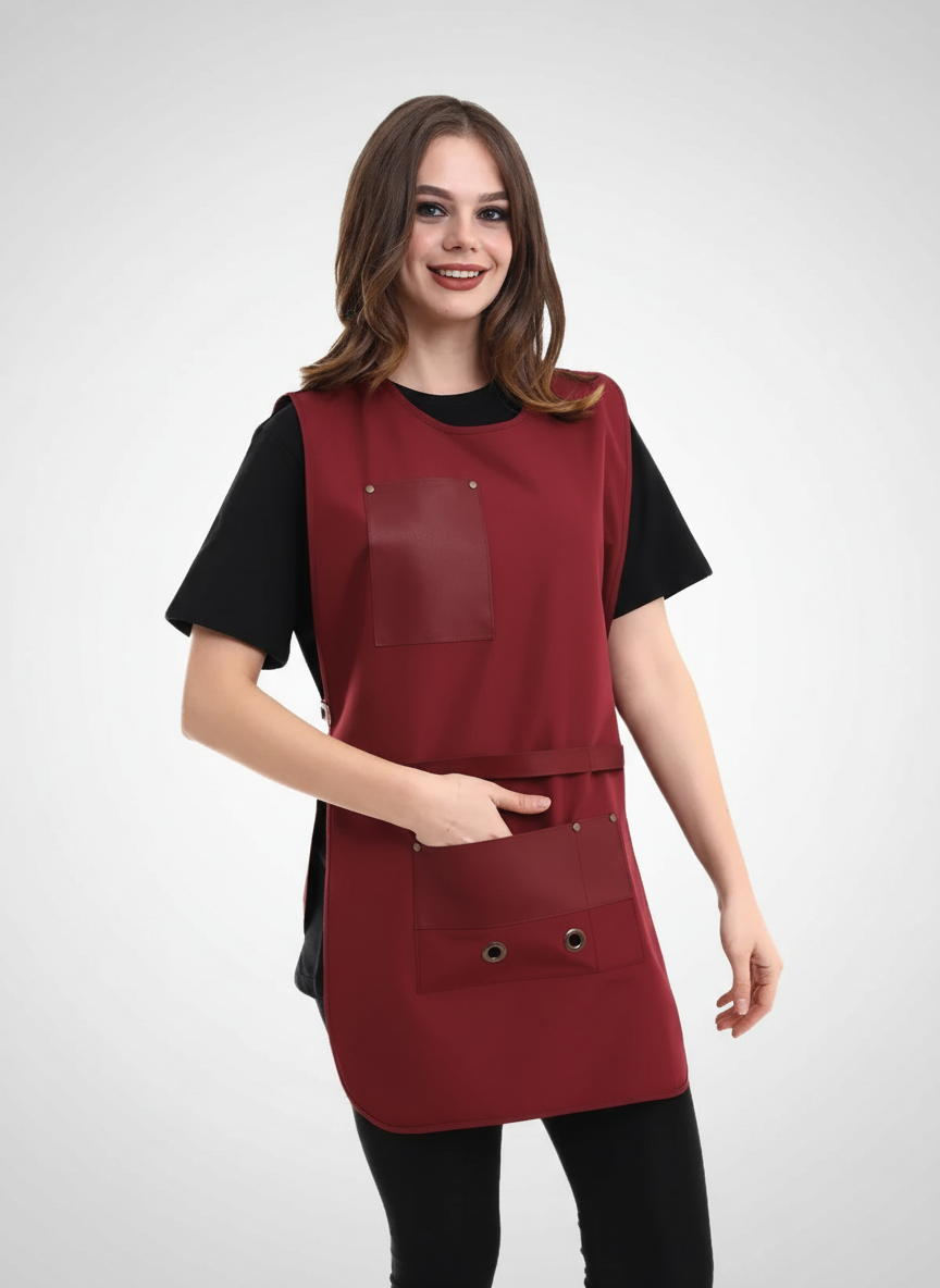 Kuaför Yelek Önlük İsimli