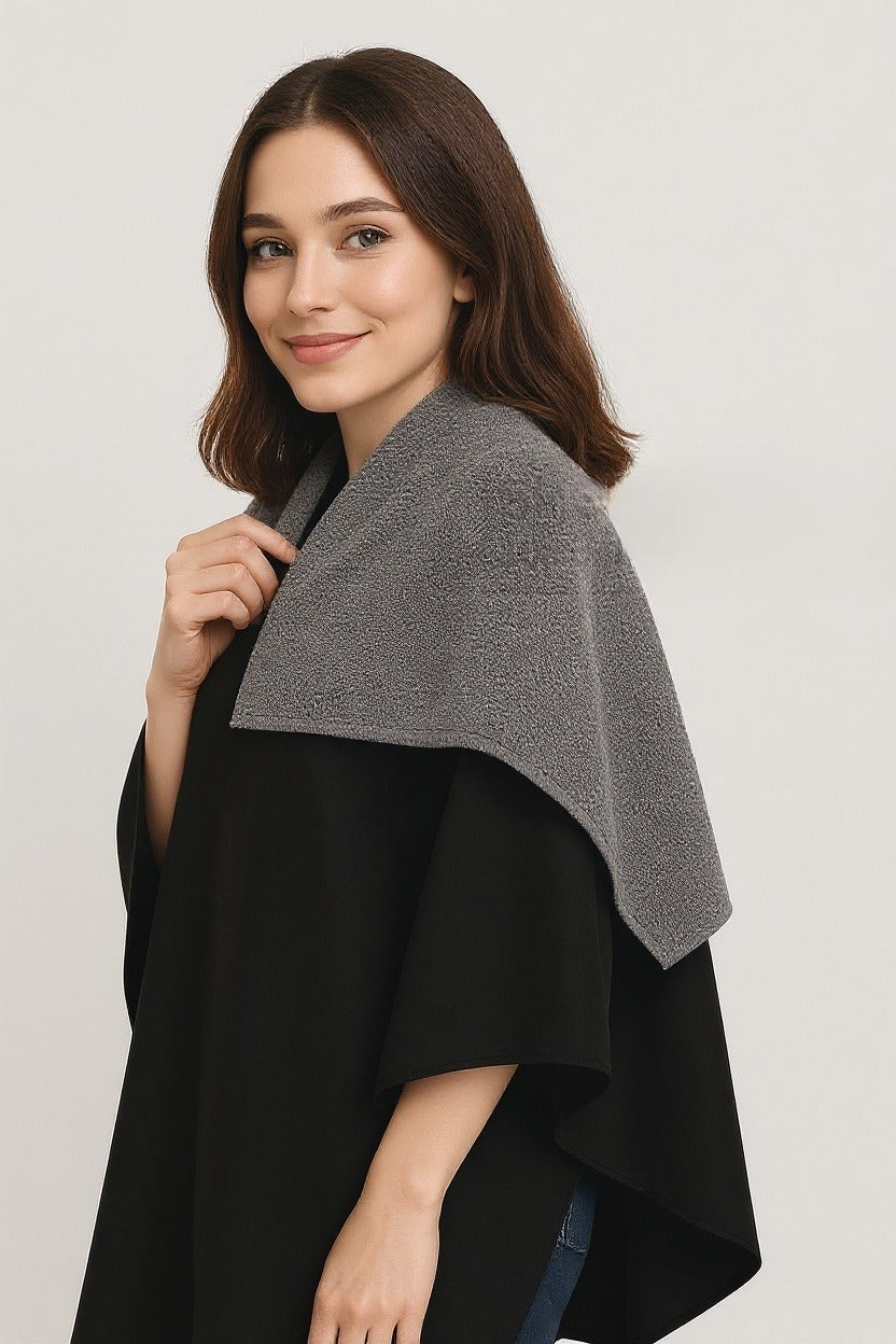 Kuaför Havlusu Çıtçıtlı Yakalı