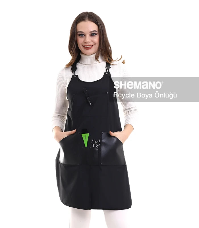 Geri Dönüştürülmüş Kumaş Kuaför Önlüğü