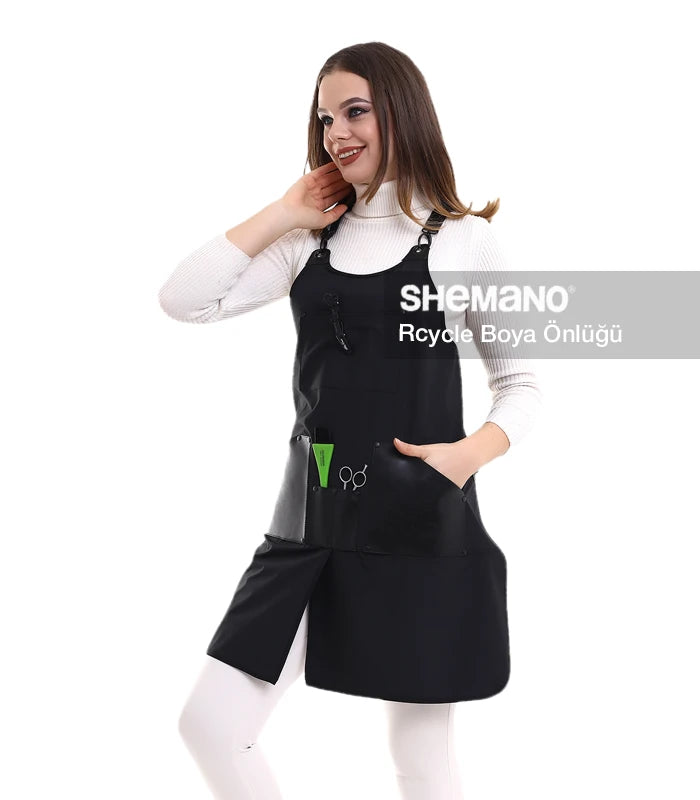 Geri Dönüştürülmüş Kumaş Kuaför Önlüğü