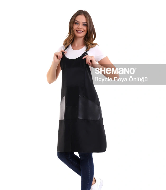 Geri Dönüştürülmüş Kumaş Kuaför Önlüğü