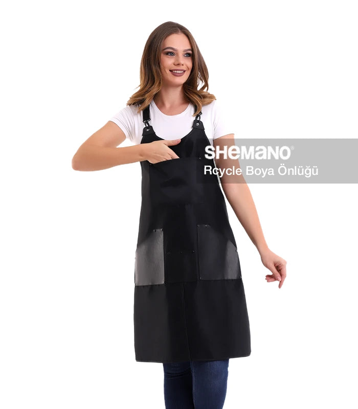 Geri Dönüştürülmüş Kumaş Kuaför Önlüğü