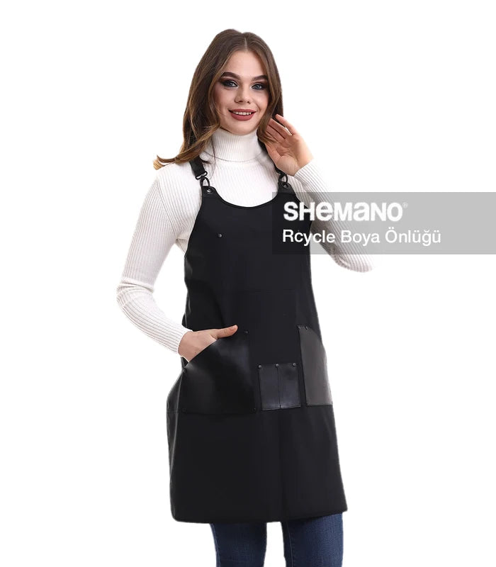 Geri Dönüştürülmüş Kumaş Kuaför Önlüğü
